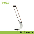 Fuente de fábrica Oficina moderna Negocio Abrazadera ajustable Brazo flexible Lupa Lámpara de mesa de metal, Luz de clip, Sensor LED